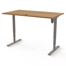 ConSet H�ve S�nkebord 140x80 - 501-49 - Valn�d bordplade - s�lv stel
