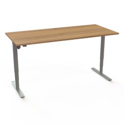 ConSet H�ve S�nkebord 180x80 - 501-49 - Valn�d bordplade - s�lv stel