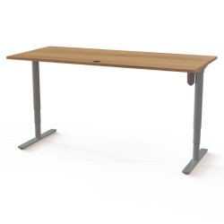 ConSet H�ve S�nkebord 180x80 - 501-49 - Valn�d bordplade - s�lv stel