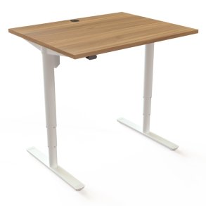 ConSet H�ve S�nkebord 100x80 - 501-49 - Valn�d bordplade - hvid stel