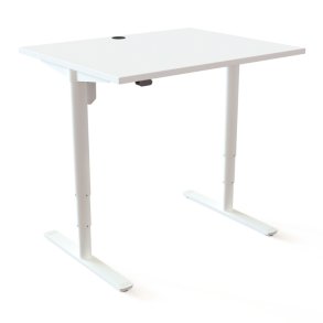 ConSet H�ve S�nkebord 100x80 - 501-49 - Hvid bordplade - hvid stel