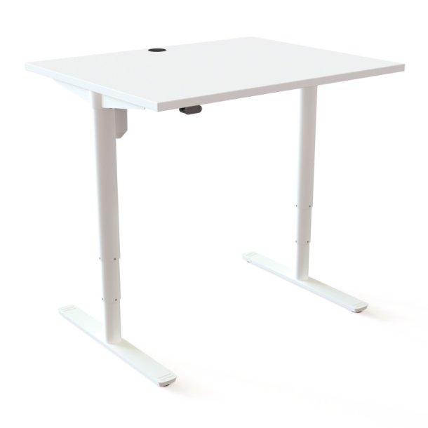 ConSet H�ve S�nkebord 100x80 - 501-49 - Hvid bordplade - hvid stel