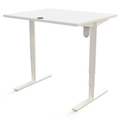 ConSet H�ve S�nkebord 100x80 - 501-49 - Hvid bordplade - hvid stel