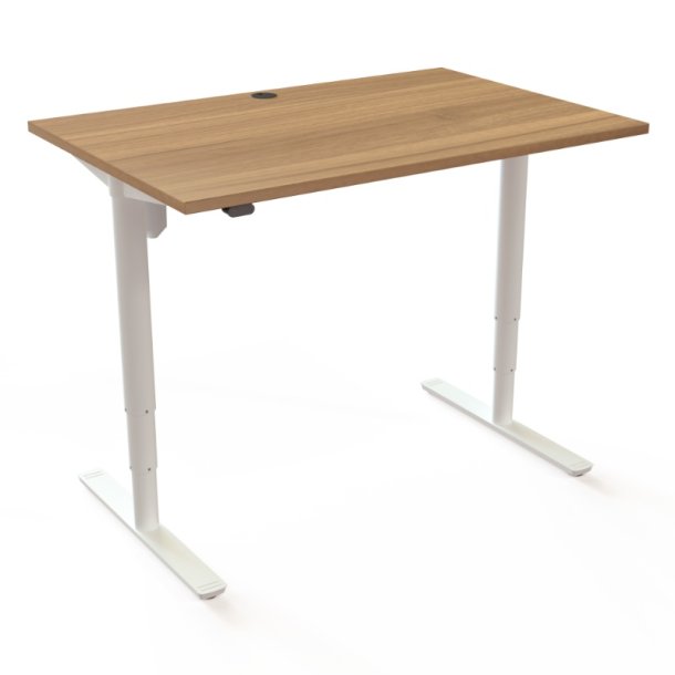 ConSet H�ve S�nkebord 120x80 - 501-49 - Valn�d bordplade - hvid stel