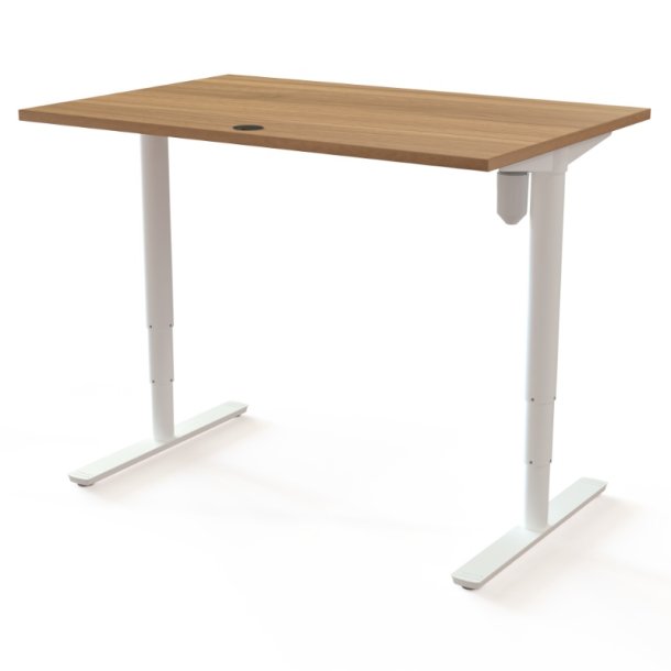ConSet H�ve S�nkebord 120x80 - 501-49 - Valn�d bordplade - hvid stel