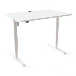 ConSet H�ve S�nkebord 120x80 - 501-49 - Hvid bordplade - hvid stel