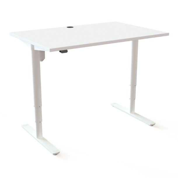 ConSet H�ve S�nkebord 120x80 - 501-49 - Hvid bordplade - hvid stel
