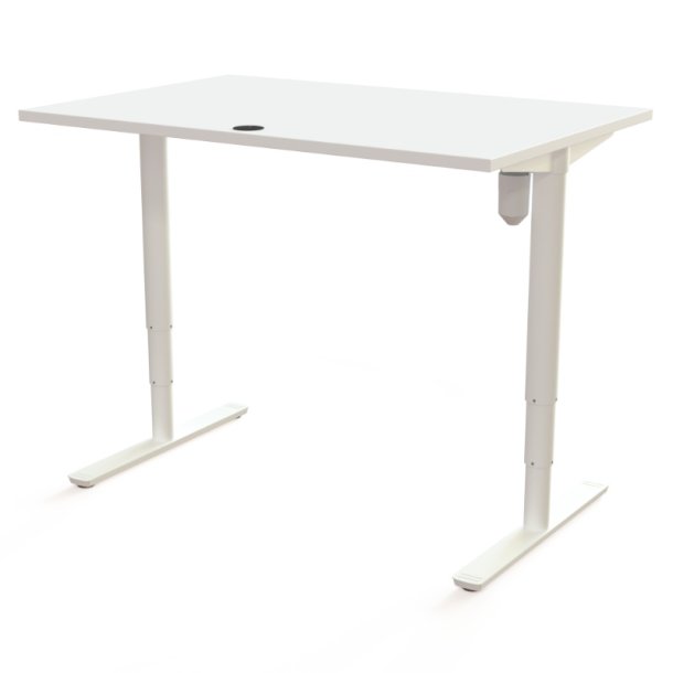 ConSet H�ve S�nkebord 120x80 - 501-49 - Hvid bordplade - hvid stel