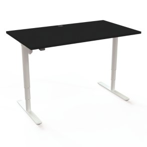 ConSet H�ve S�nkebord 140x80 - 501-49 - Sort bordplade - hvid stel