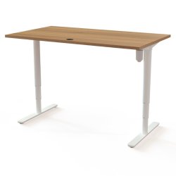 ConSet H�ve S�nkebord 140x80 - 501-49 - Valn�d bordplade - hvid stel