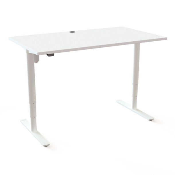 ConSet H�ve S�nkebord 140x80 - 501-49 - Hvid bordplade - hvid stel
