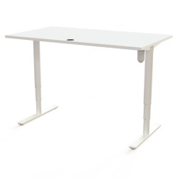 ConSet H�ve S�nkebord 140x80 - 501-49 - Hvid bordplade - hvid stel
