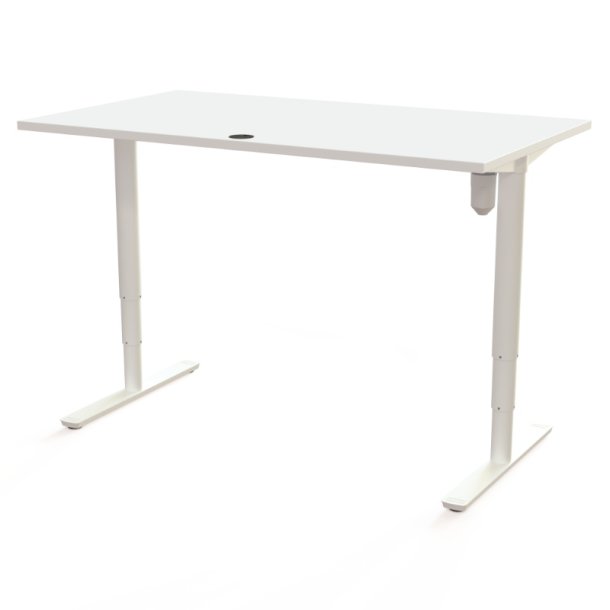 ConSet H�ve S�nkebord 140x80 - 501-49 - Hvid bordplade - hvid stel