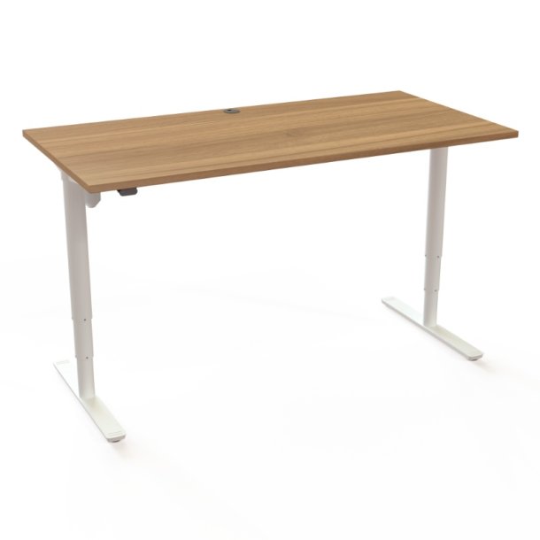 ConSet H�ve S�nkebord 160x80 - 501-49 - Valn�d bordplade - hvid stel