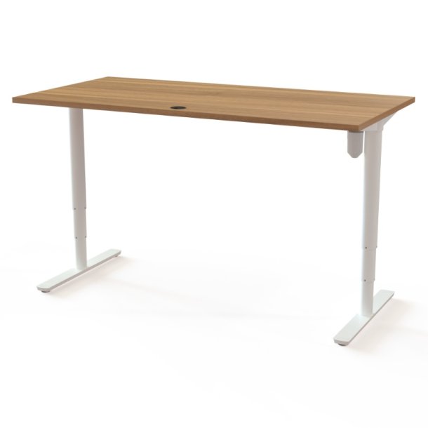 ConSet H�ve S�nkebord 160x80 - 501-49 - Valn�d bordplade - hvid stel