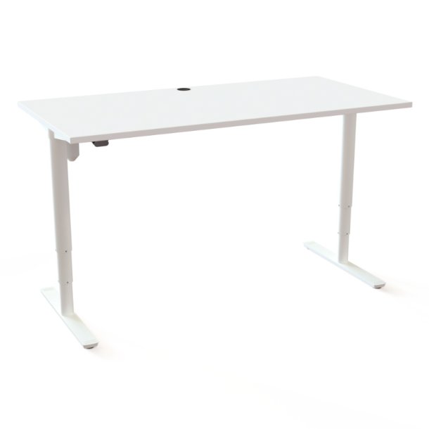 ConSet H�ve S�nkebord 160x80 - 501-49 - Hvid bordplade - hvid stel