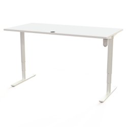 ConSet H�ve S�nkebord 160x80 - 501-49 - Hvid bordplade - hvid stel