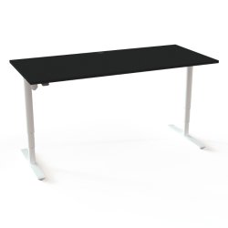 ConSet H�ve S�nkebord 180x80 - 501-49 - Sort bordplade - hvid stel