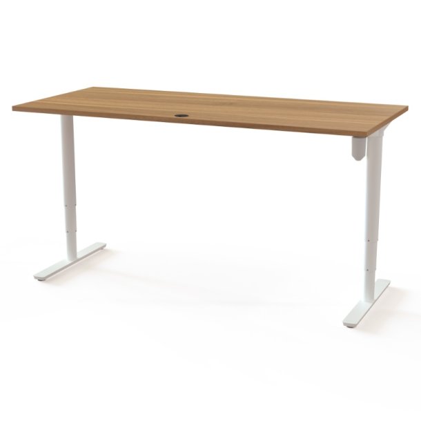 ConSet H�ve S�nkebord 180x80 - 501-49 - Valn�d bordplade - hvid stel