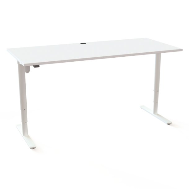ConSet H�ve S�nkebord 180x80 - 501-49 - Hvid bordplade - hvid stel