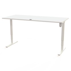 ConSet H�ve S�nkebord 180x80 - 501-49 - Hvid bordplade - hvid stel