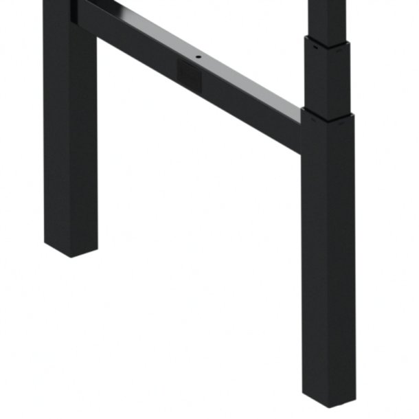 ConSet Dobbeltbord Bench 120x60 - 501-88 - B�g bordplade - sort stel