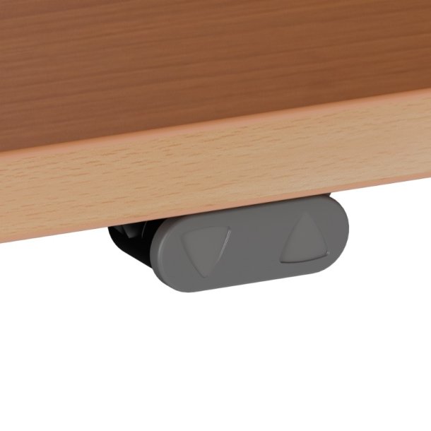 ConSet Dobbeltbord Bench 120x60 - 501-88 - B�g bordplade - sort stel