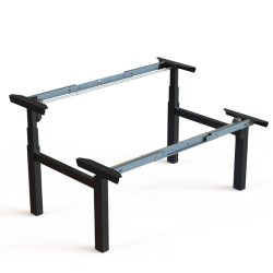 ConSet H�ve/S�nke Benchstel 501-88 - 132-172 cm - Sort