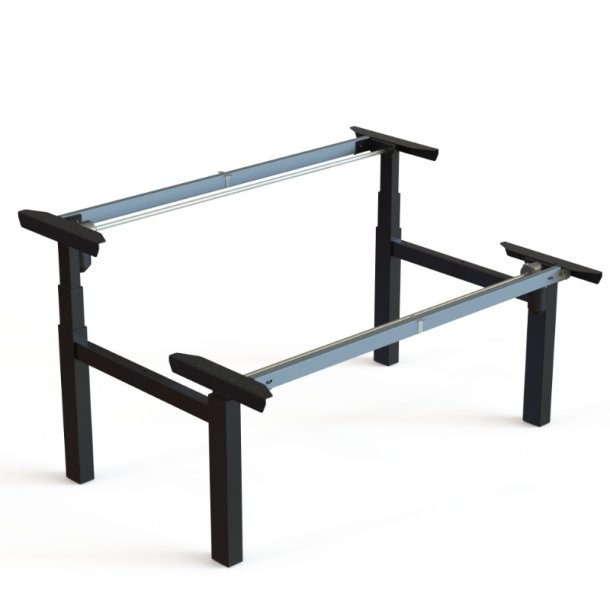 ConSet H�ve/S�nke Benchstel 501-88 - 152 cm - Sort