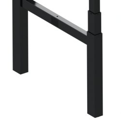ConSet Dobbeltbord Bench 160x80 - 501-88 - Sort bordplade - sort stel