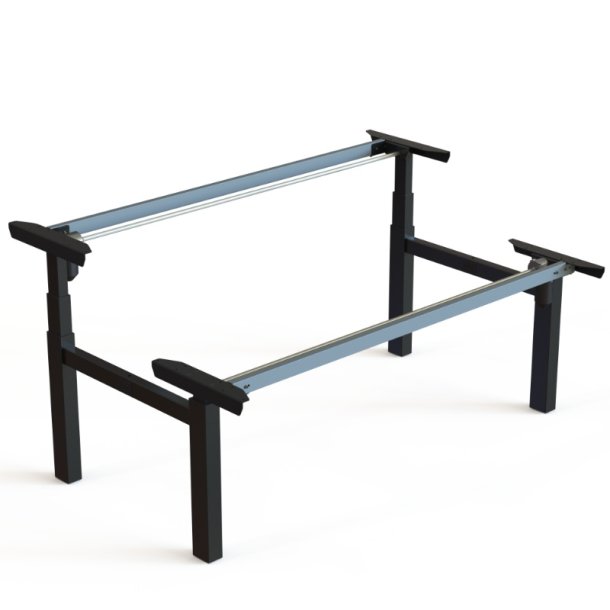 ConSet H�ve/S�nke Benchstel 501-88 - 172 cm - Sort