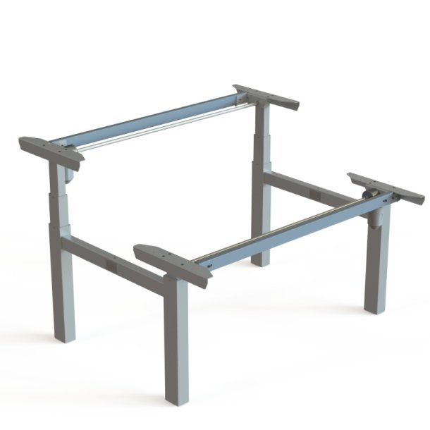 ConSet H�ve/S�nke Benchstel 501-88 - 129 cm - S�lv