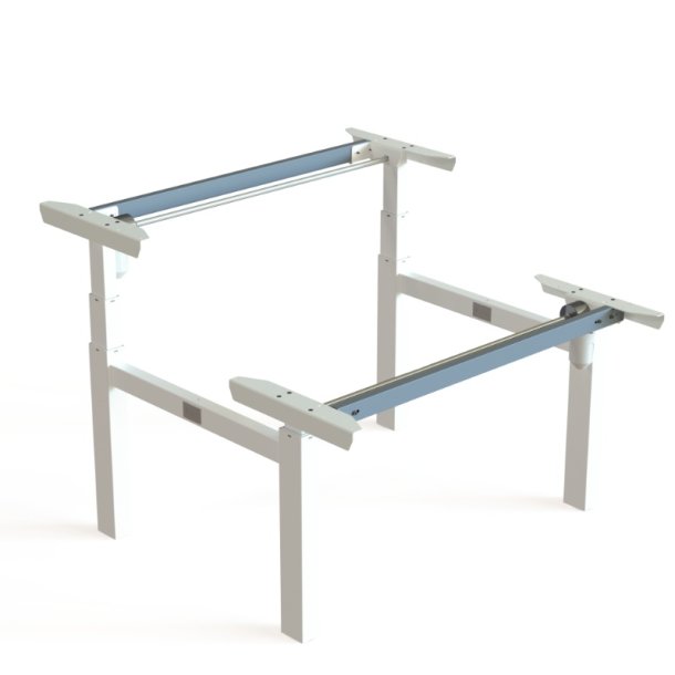 ConSet H�ve/S�nke Benchstel 501-88 - 112 cm - Hvid