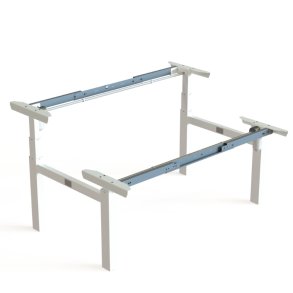 ConSet H�ve/S�nke Benchstel 501-88 - 132-172 cm - Hvid