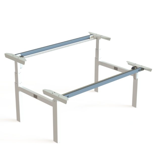 ConSet H�ve/S�nke Benchstel 501-88 - 152 cm - Hvid