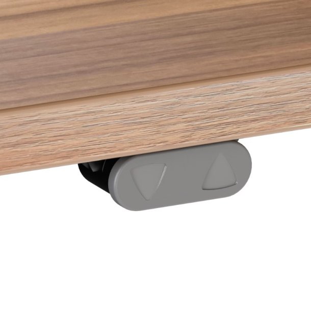 ConSet Dobbeltbord Bench 180x80 - 501-88 - Valn�d bordplade - hvid stel