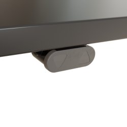 ConSet Flip-Top Nestbord 180x80 - 501-96 - Sort bordplade - hvidt stel