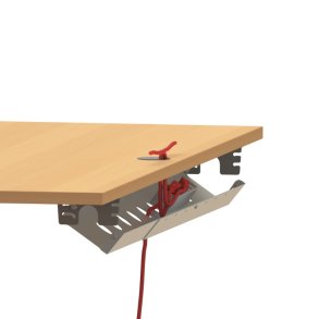 ConSet Universel kabelbakke, s�lv - 501-XX CS096-166