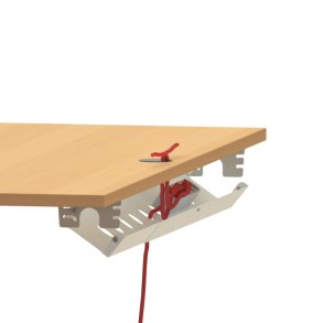 ConSet Universel kabelbakke, hvid - 501-XX CW096-166
