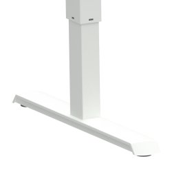 ConSet Hve Snkebord 160x80 - 501-33 - Bg bordplade - hvidt stel