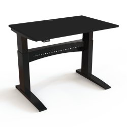 ConSet H�ve S�nkebord 120x80 - 501-11 - Sort bordplade - sort stel