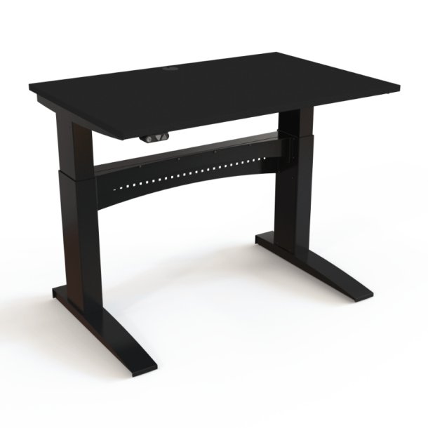 ConSet H�ve S�nkebord 120x80 - 501-11 - Sort bordplade - sort stel