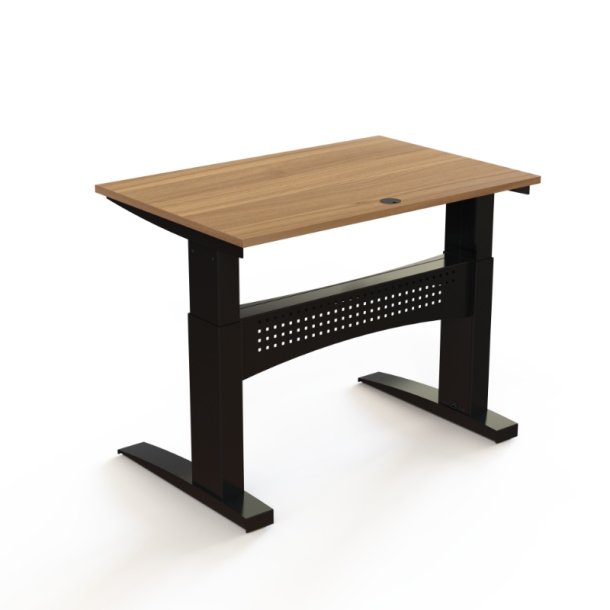 ConSet H�ve S�nkebord 120x80 - 501-11 - Valn�d bordplade - sort stel