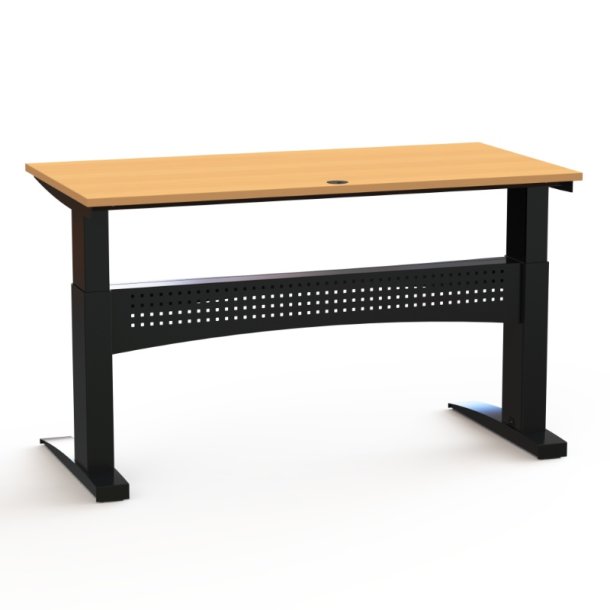 ConSet H�ve S�nkebord 160x80 - 501-11 - B�g bordplade - sort stel