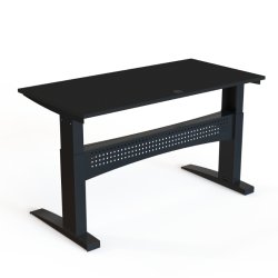 ConSet H�ve S�nkebord 160x80 - 501-11 - Sort bordplade - sort stel