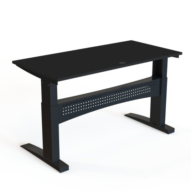 ConSet H�ve S�nkebord 160x80 - 501-11 - Sort bordplade - sort stel