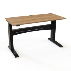 ConSet H�ve S�nkebord 160x80 - 501-11 - Valn�d bordplade - sort stel