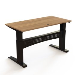 ConSet H�ve S�nkebord 160x80 - 501-11 - Valn�d bordplade - sort stel