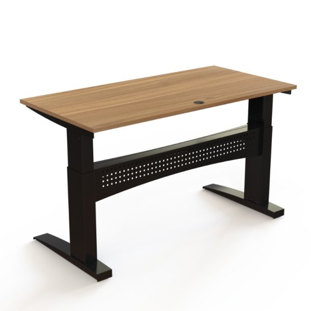 ConSet H�ve S�nkebord 160x80 - 501-11 - Valn�d bordplade - sort stel