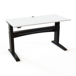 ConSet H�ve S�nkebord 160x80 - 501-11 - Hvid bordplade - sort stel